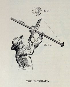 Le bâton arrière, de The Narrative and Critical History of America, édité par Justin Winsor, Londres, 1886 - English School