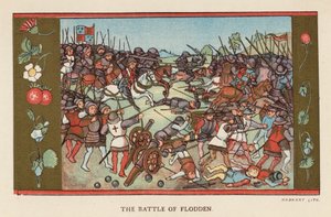 La bataille de Flodden - English School