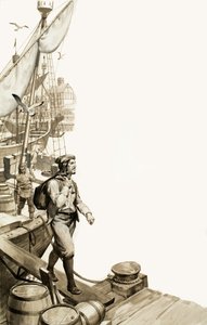 La Peste noire, apportée par un marin français dans un port britannique