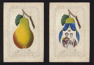 Le couple britannique, la reine Victoria et Albert, prince consort - English School