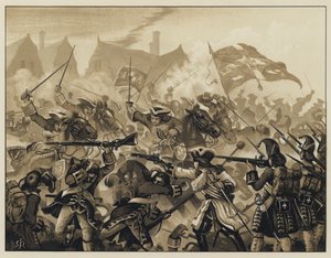 Les Carabiniers à Ramilies, 23 mai 1706