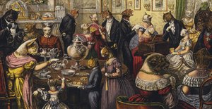 La fête du thé des chats