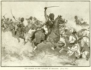 La charge de la cavalerie à Meeanee