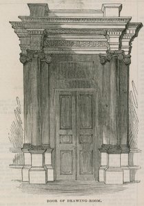 La Conservative Clubhouse : Porte du salon - English School