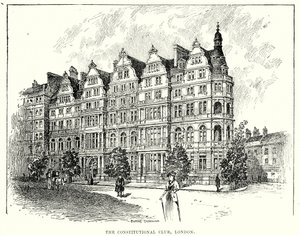 The Constitutional Club, Londres (gravure)