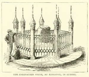 La Pierre de Couronnement, à Kingston, dans le Surrey