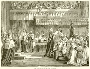 Le Couronnement de la Reine Victoria - English School