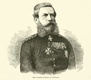 Le prince héritier de Prusse, août 1870