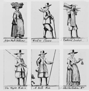 Les cris de Londres, 1655