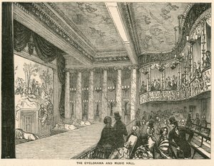 Le Cyclorama et la Salle de Musique au Colosseum, Londres - English School