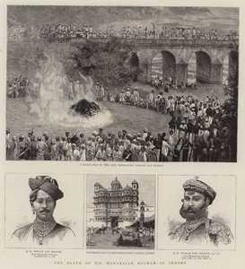 La mort de HH Maharajah Holkar d