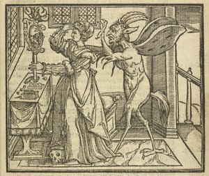 Le Diable tente une femme à l