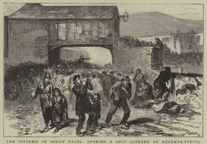 La détresse dans le sud du Pays de Galles, ouverture d