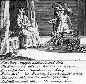 Le docteur en travail, ou le nouveau Whim Wham de Guildford, c.1726 - English School