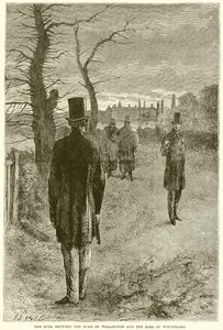 Le Duel entre le Duc de Wellington et le Comte de Winchelsea - English School
