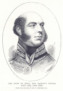 Le Duc de Kent, Père de Sa Majesté né en 1767, décédé en 1820