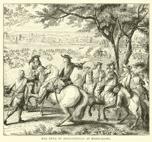 Le duc de Marlborough à Malplaquet