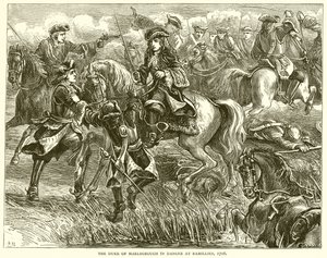 Le duc de Marlborough en danger à Ramillies, 1706