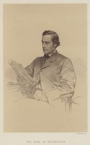 Le duc de Westminster (lithographie)