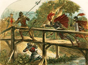 Le comte de Hereford transpercé par un soldat