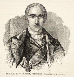 Le comte de Mornington, plus tard marquis de Wellesley, illustration de Cassell