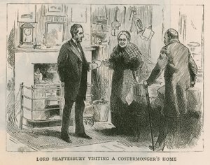 Le comte de Shaftesbury; Lord Shaftesbury visitant la maison d