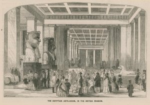 Antichambre égyptienne au British Museum - English School