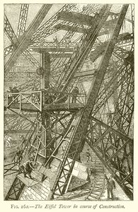La Tour Eiffel en cours de construction - English School