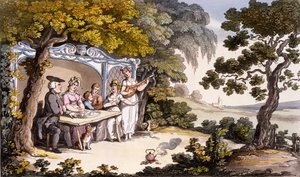La belle pénitente, de Ackermanns Repository of Arts 1817