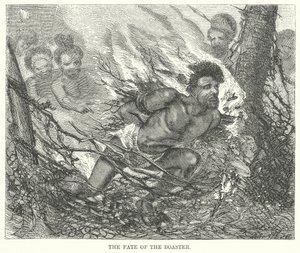 Le destin du vantard (gravure) - English School