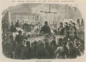 Les prisonniers fenians au tribunal de police de Bow Street - English School