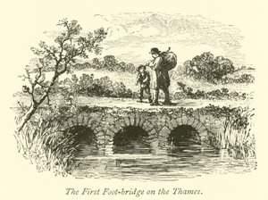 Le Premier Pont-piéton sur la Tamise