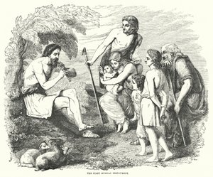 Le Premier Instrument de Musique (gravure)