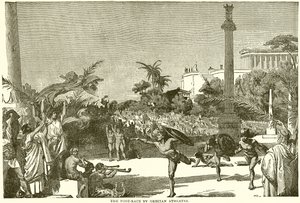 Course à pied par des athlètes grecs - English School