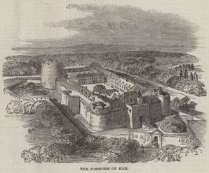 La forteresse de Ham (gravure) - English School