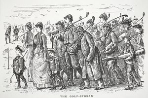 Le courant de golf, illustration de Punch - English School