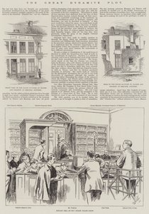 Le grand complot à la dynamite (gravure)