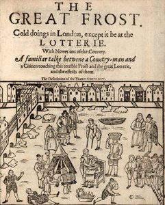 Le Grand Gel, Londres, 1608