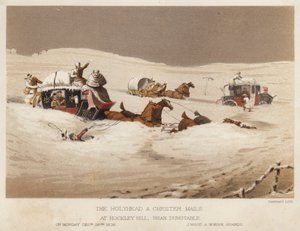 Les courriers de Holyhead et Chester, à Hockley Hill, près de Dunstable