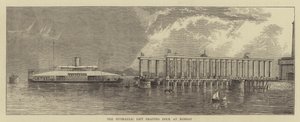 Le dock de levage hydraulique à Bombay (gravure) - English School