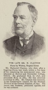 Feu M N Clayton (gravure) - English School