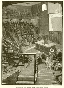 La salle de conférence à la Royal Institution, Londres - English School