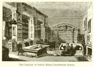 La bibliothèque où Maria Edgeworth a écrit - English School