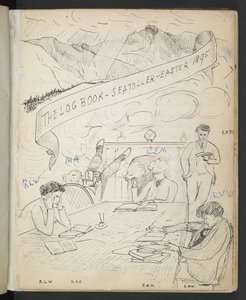 Le livre de bord, Seatoller, Pâques 1895 - English School
