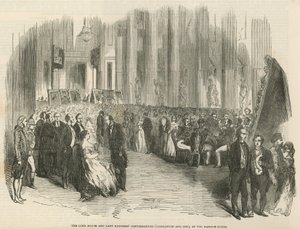 Le Lord Maire et la Lady Mayoress discutant de littérature et d