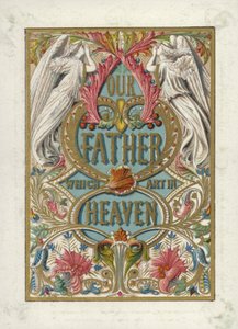 Le Notre Père (lithographie en couleur) - English School