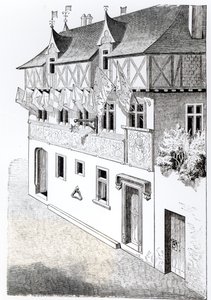 Les Seigneurs et Barons font des fenêtres de leurs blasons - English School