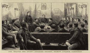La société de débat "Magpie and Stump", Trinity College, Cambridge - English School