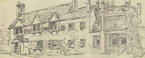La Maison du Manoir, vers 1770 - English School