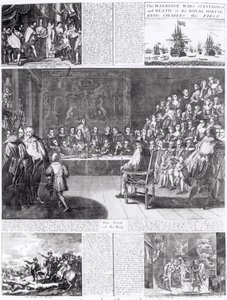 Le Mariage, les guerres, les souffrances et la mort du martyr royal, le roi Charles Ier, imprimé par Henry Overton et J. Hoole